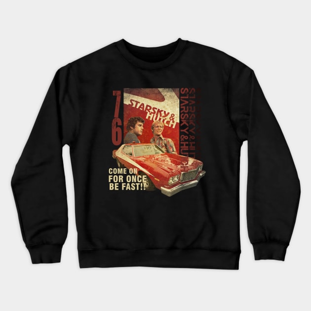 starsky and hutch 76s Crewneck Sweatshirt by KyleCreated